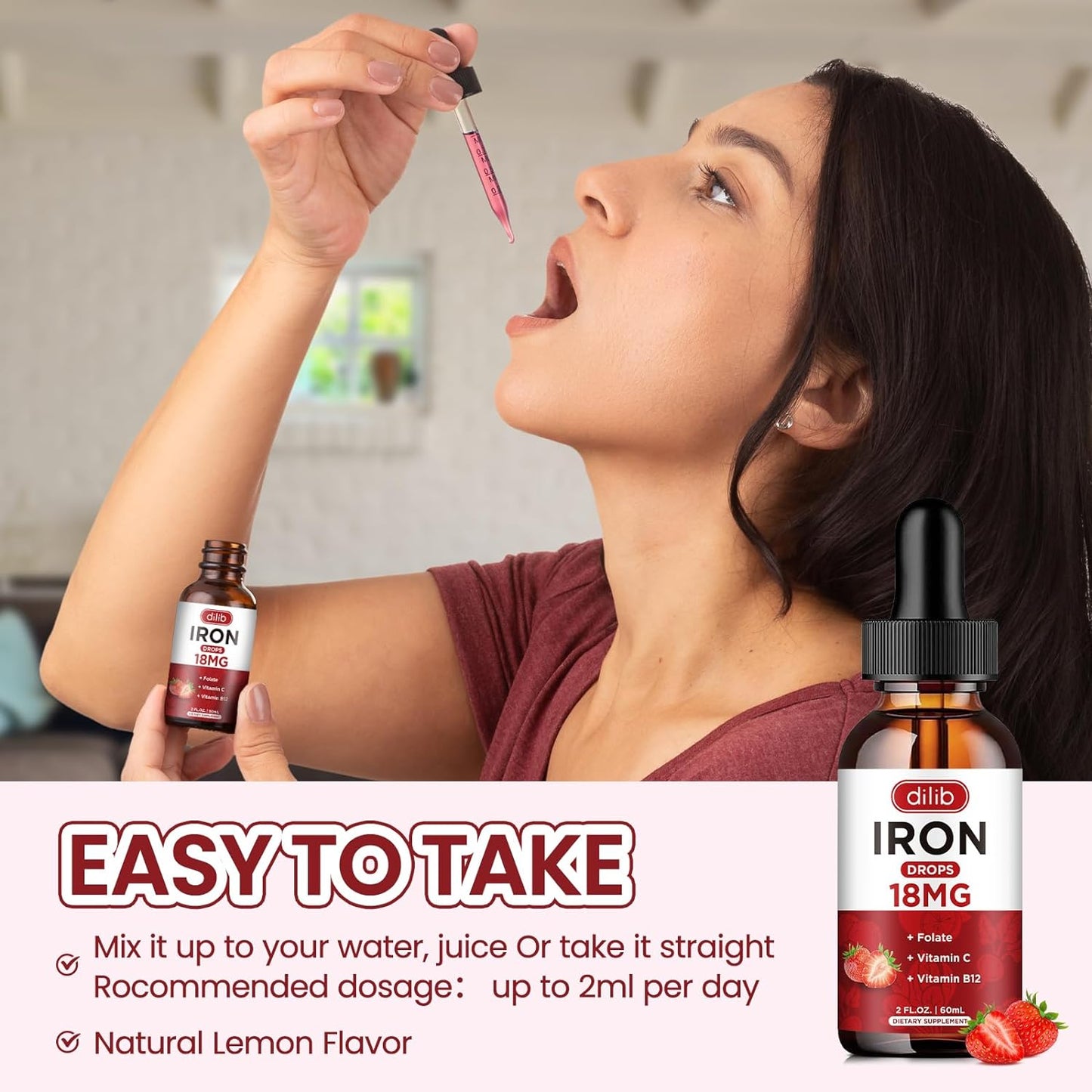 liquid-iron-supplement-2-pack-for-women-men---iron-drops-with-folate-vitamin-c-b12---red-blood-cell-support---strawberry-flavor---4-fl-oz-6
