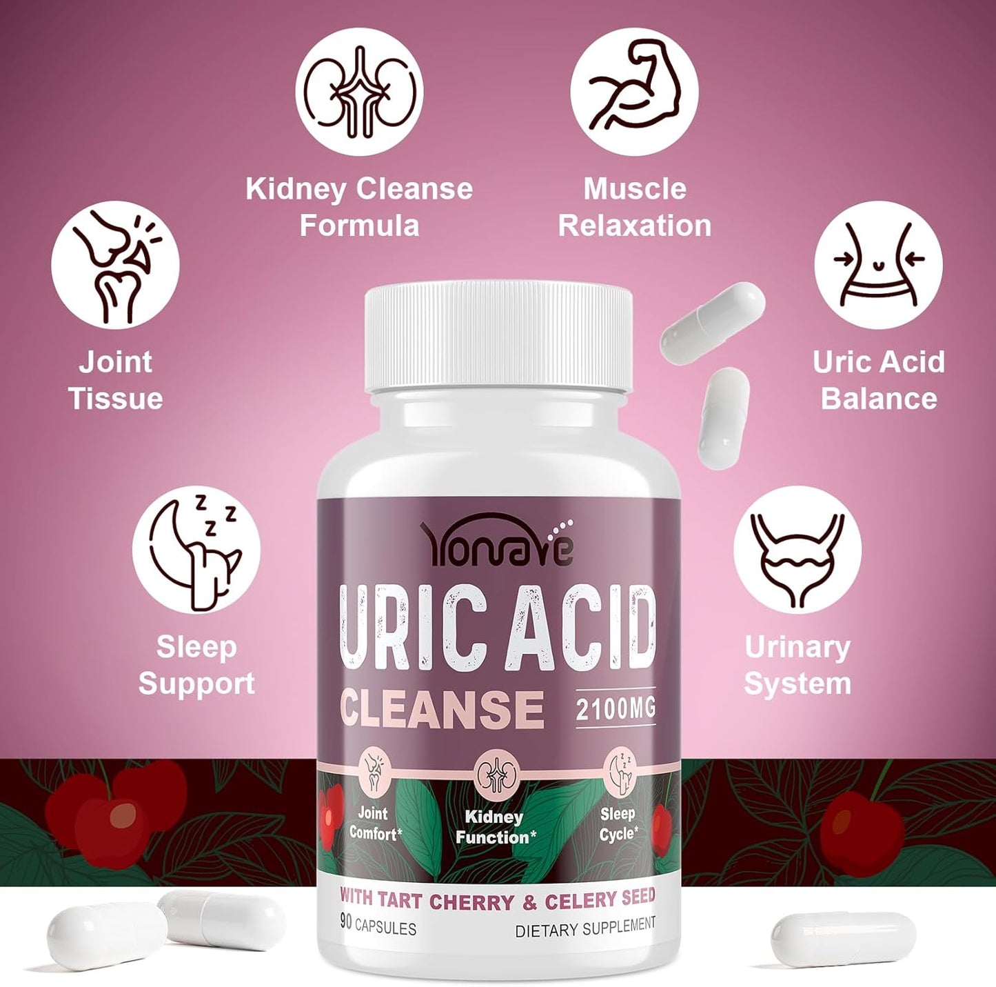 tart-cherry-celery-seed-uric-acid-supplement---joint-kidney-sleep-support---90-veg-capsules-3