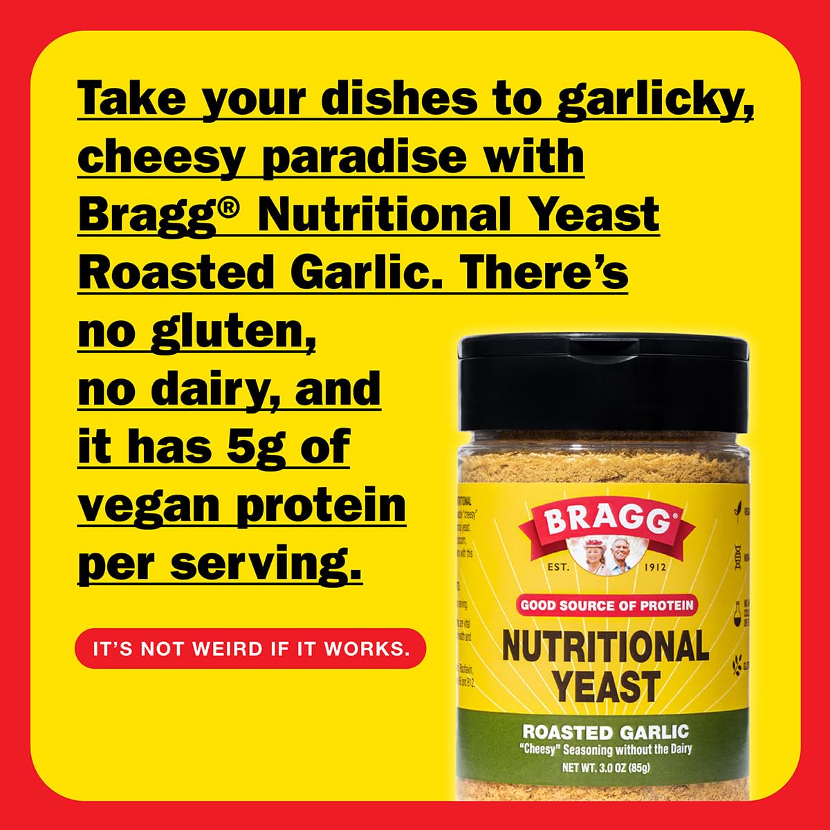 bragg-roasted-garlic-nutritional-yeast-seasoning---vegan-gluten-free-protein-vitamin-rich-parmesan-cheese-substitute---30-ounce-pack-2