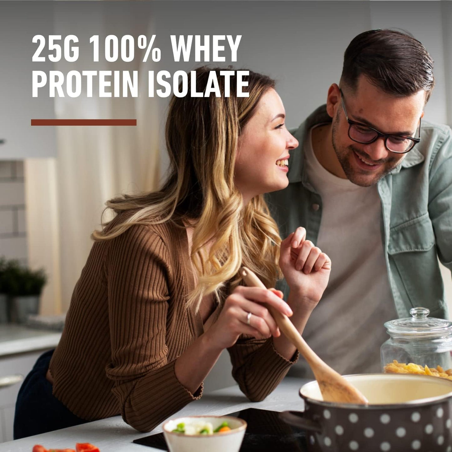 Isopure Low Carb Whey Isolate Protein Powder - Dutch Chocolate Flavor, 25g Protein, 4.5 Lbs - Gluten & Lactose Free with Vitamins - 62 Servings - Espot.com.au