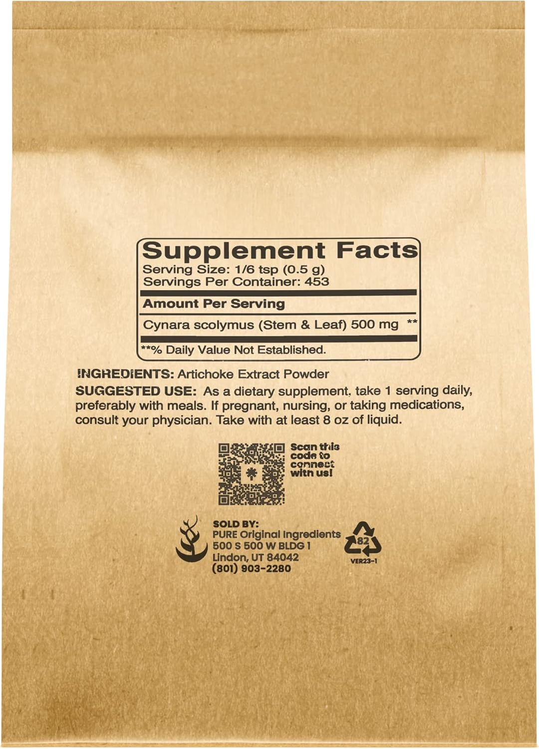8oz-pure-artichoke-extract-herbal-supplement---gluten-free-non-gmo---original-ingredients-for-natural-wellness-2