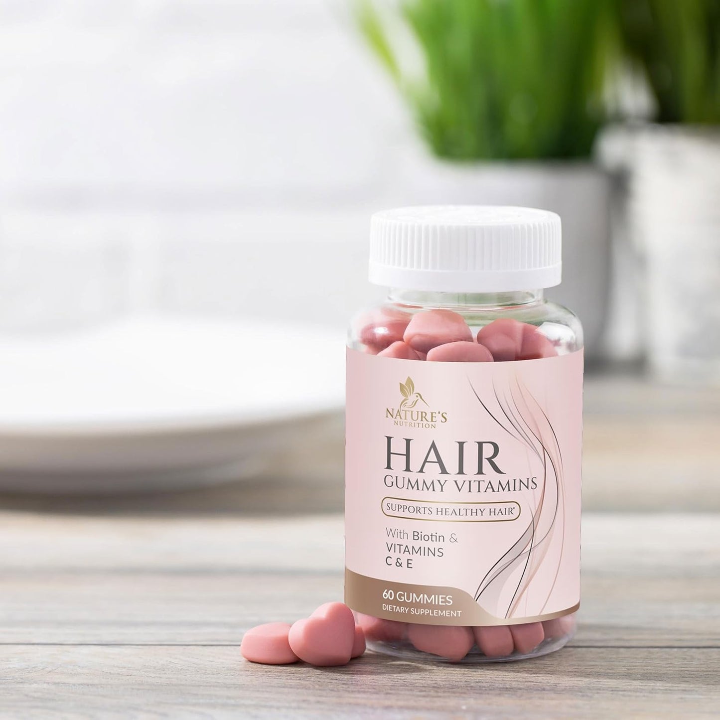 sugar-free-hair-vitamins-gummies-with-biotin-5000-mcg-for-strong-beautiful-hair-and-nails---vegetarian-friendly---60-gummies-9
