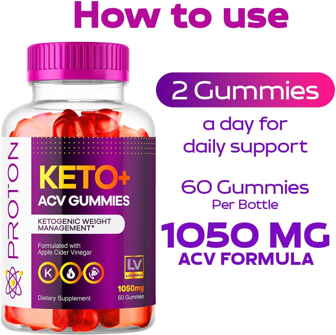 proton-keto-acv-gummies-2-pack---advanced-weight-loss-formula-1050mg---120-gummies---reviews-included-3