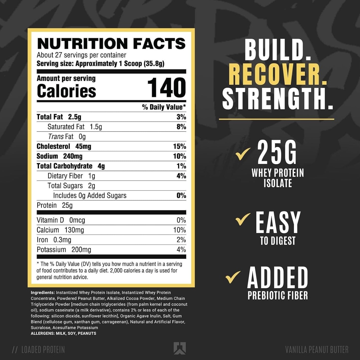 ryse-up-supplements-loaded-protein-powder---vanilla-peanut-butter-flavor-25g-whey-protein-isolate-concentrate-contains-prebiotic-fiber-mcts-low-carb-low-sugar-formula-27-servings-2