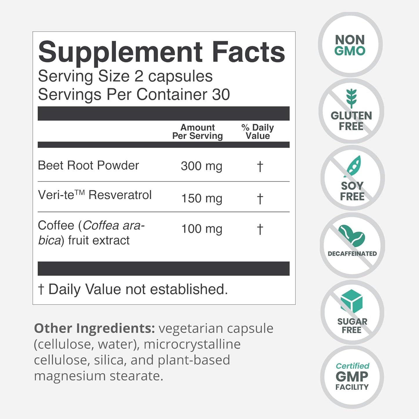 Organic SuperBeets Black Cherry Powder with Memory and Focus Enhancement Capsules - Espot.com.au