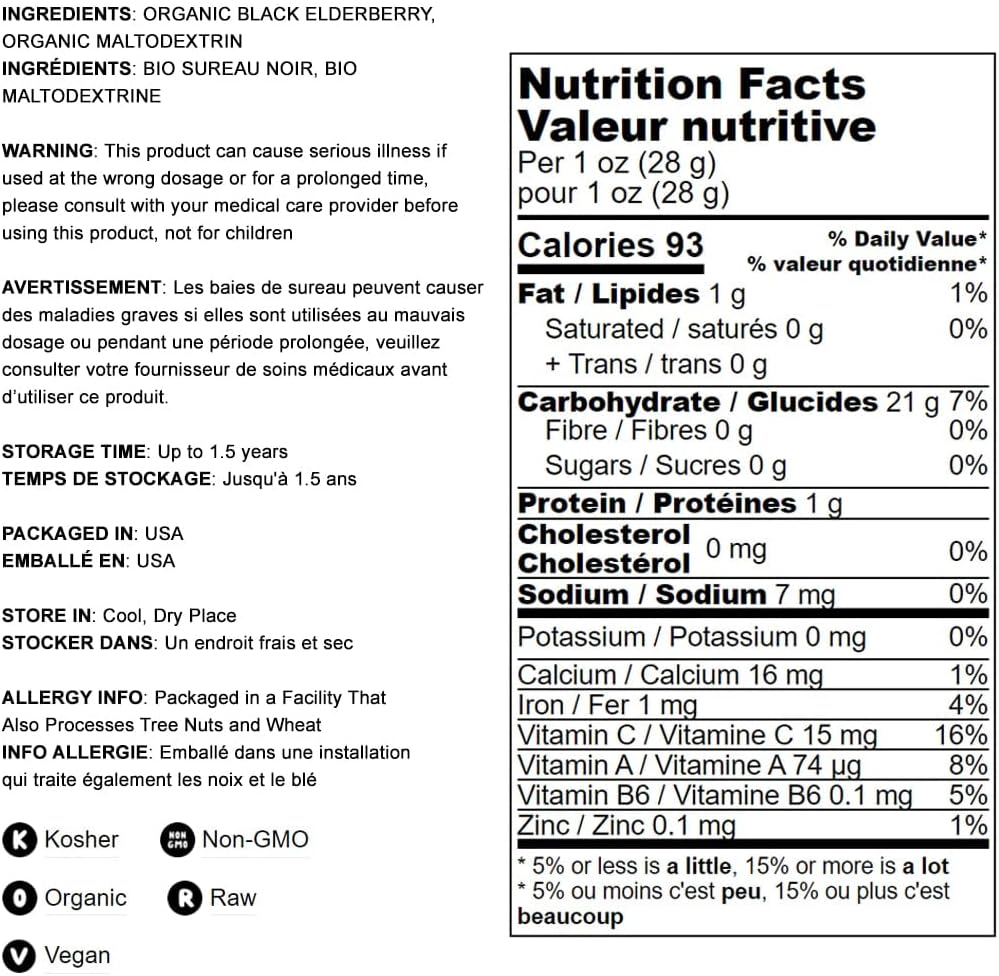 organic-black-elderberry-powder-1lb---non-gmo-raw-dried-berries-vegan-unsulfured-bulk---ideal-for-baking-smoothies-yogurts---no-sulphites-maltodextrin-free-4