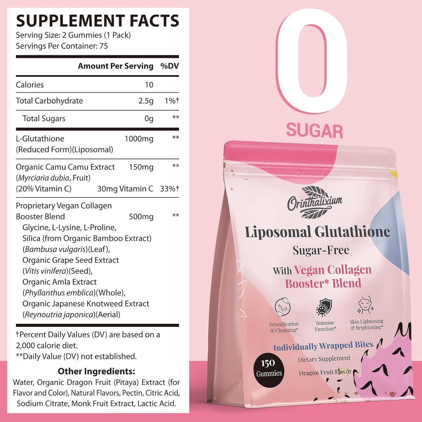 1000mg-orinthalixium-liposomal-glutathione-gummies-with-vitamin-c---antioxidant-support-and-liver-detox---vegan-collagen-for-glowing-skin---150-sugar-free-gummies-2