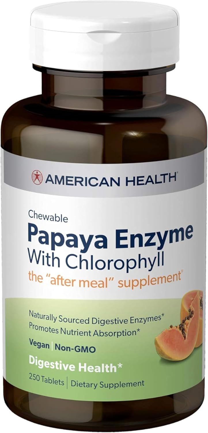 chlorophyll-papaya-enzyme-chewable-tablets---supports-nutrient-absorption-digestion-and-fresh-breath---250-count-gluten-free-vegetarian---american-health-1