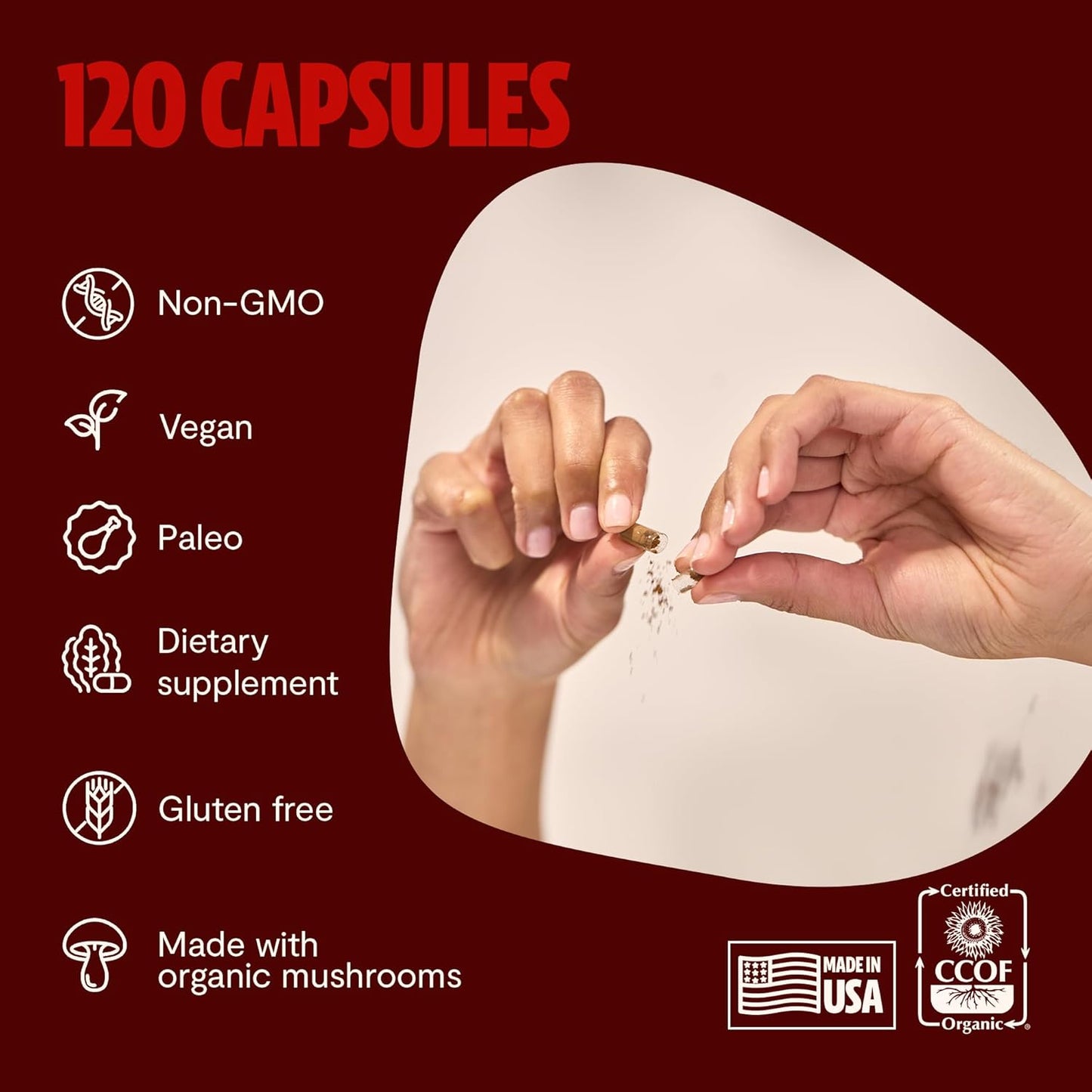high-potency-reishi-mushroom-capsules---14000mg-blend-supplement-with-herbal-ayurveda-nootropic-benefits---120-capsules-6