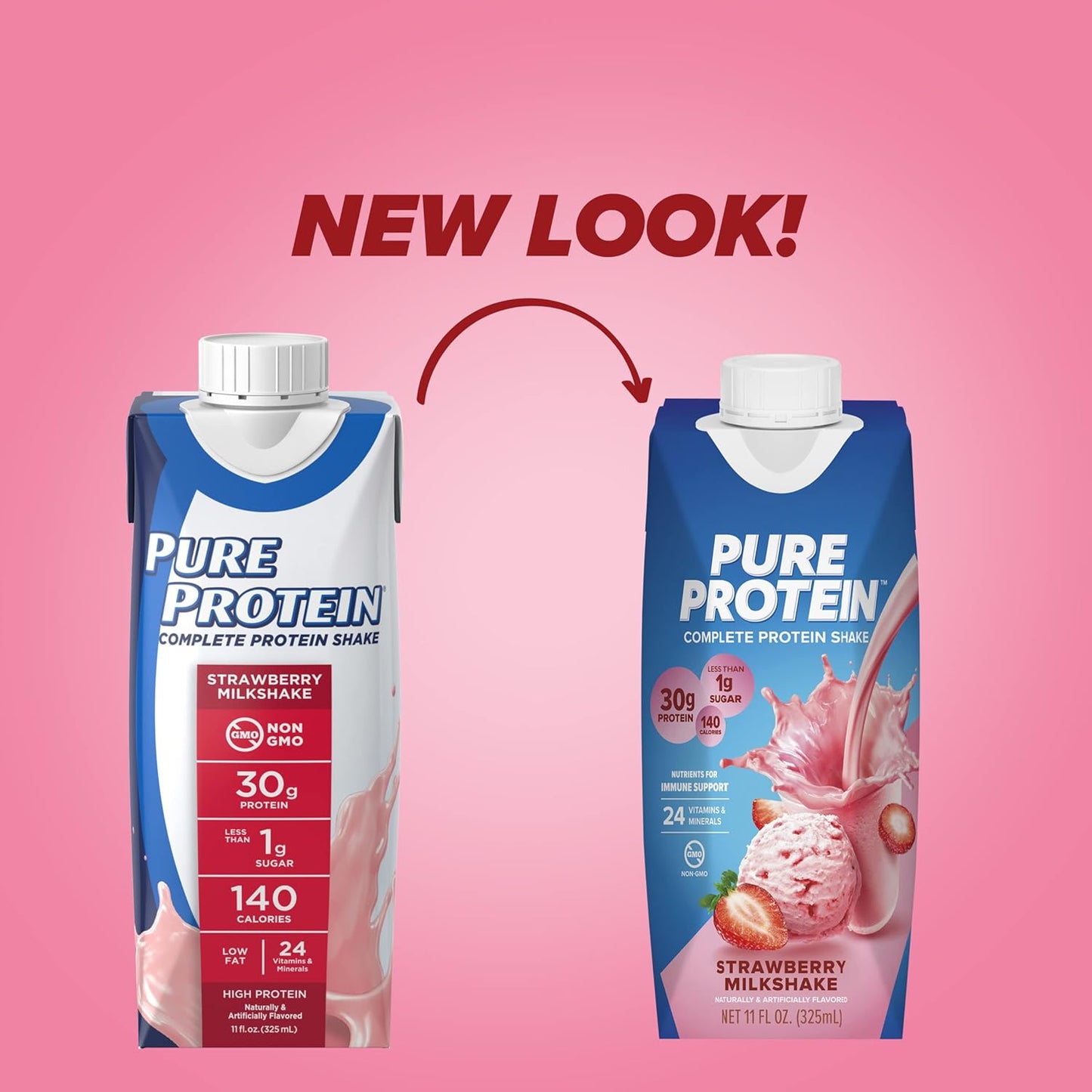 strawberry-protein-shake-with-30g-complete-protein-ready-to-drink-keto-friendly-vitamins-a-c-d-e-zinc-for-immune-health---11oz-bottles-12-pack-2