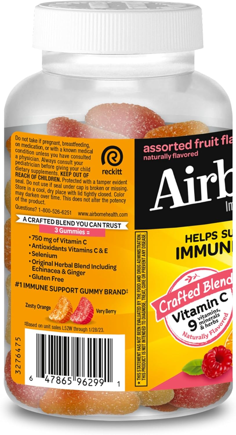 airborne-750mg-vitamin-c-gummies-for-adults---immune-support-with-antioxidants-vit-c-e---caffeine-free---2x63ct-bottle---assorted-fruit-flavor---42-servings-15