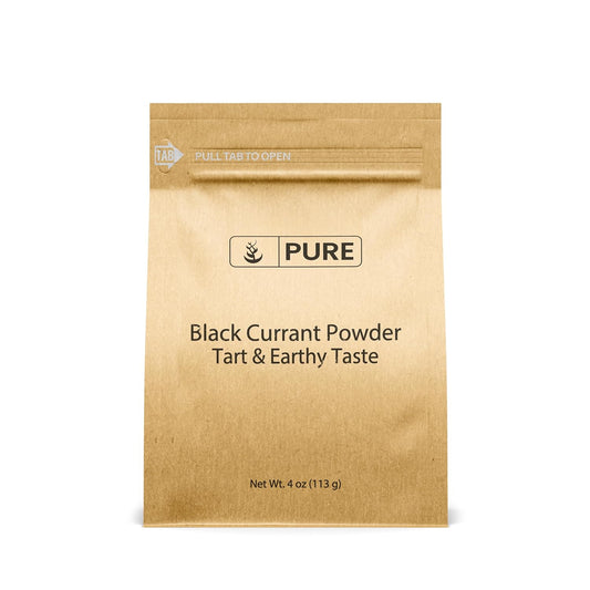 Organic Black Currant Powder (4 oz) for Smoothies & Shakes - Pure Ingredients, Naturally Tart & Earthy Flavor - Espot.com.au