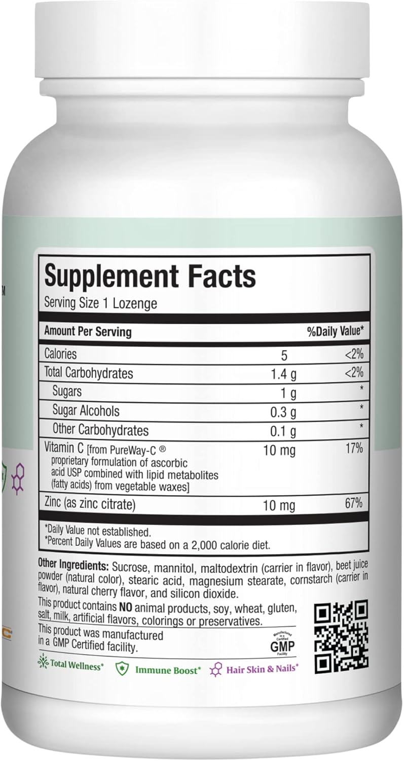 maxi-health-zinc-lozenges---10mg-zinc-citrate-with-vitamin-c---cherry-flavor---60-chewable-tablets---kosher-formula-5