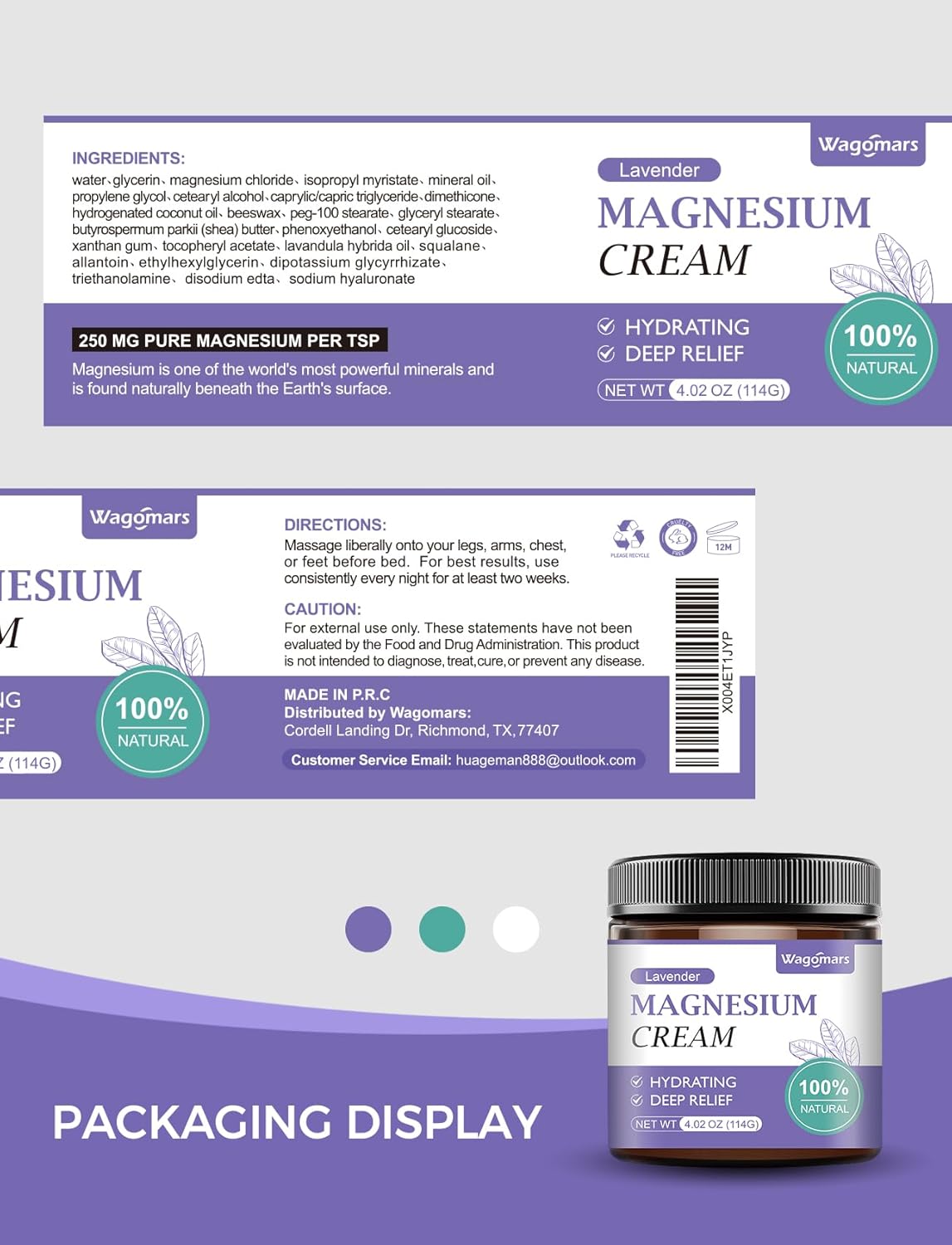 lavender-magnesium-cream-for-sleep---topical-lotion-for-leg-cramps-pain-relief-muscle-relaxation---natural-body-butter-for-hydration---safe-for-kids-8