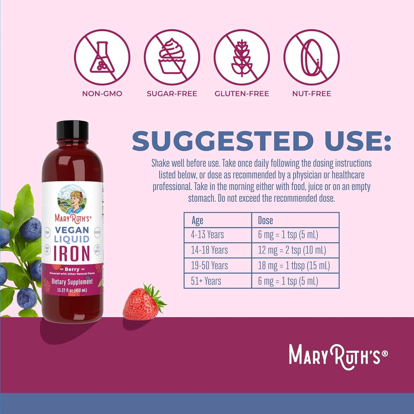 maryruth-organics-liquid-morning-multivitamin-iron-supplement-combo---raspberry-berry-flavors-clean-label-project-verified-vegan-non-gmo-sugar-free-boost-energy-enhance-beauty-support-overall-health-1522oz-9