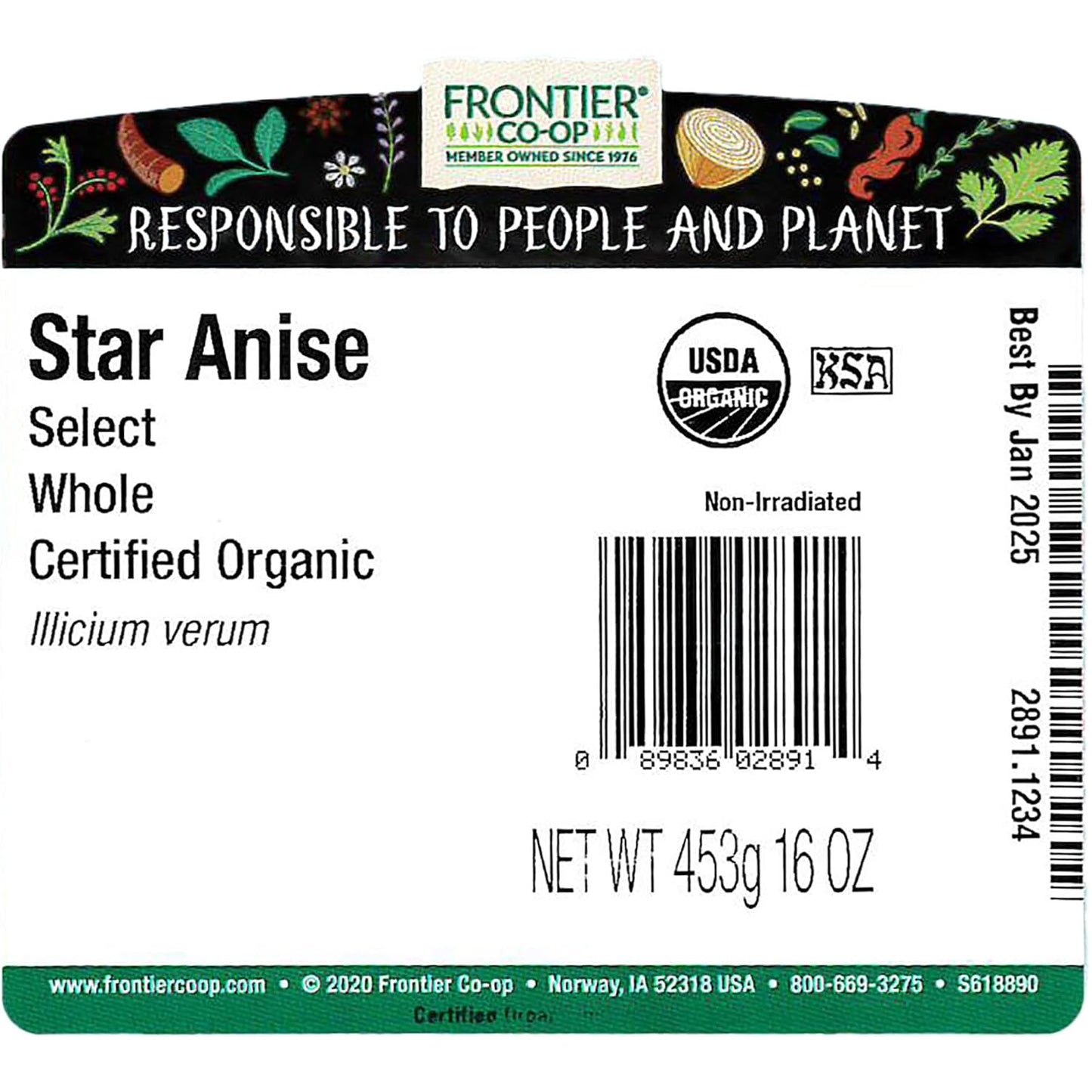 Organic Whole Star Anise Pods - Bulk 3lb Package of Dried Star Anise - Frontier Co-op Quality - Espot.com.au