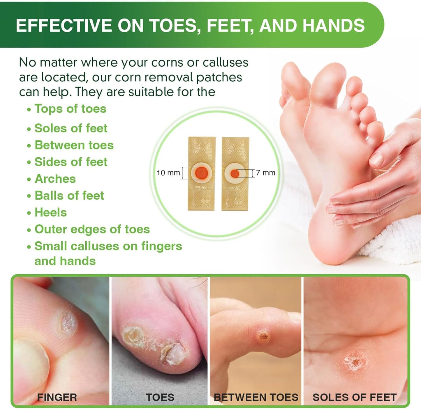 Corn Remover Pads for Feet and Toes - 30 Pack with 40% Salicylic Acid - Extra Strength Treatment for Fast Results - Medicated Bandages for Adults, Seniors, Athletes, and Workers - Espot.com.au
