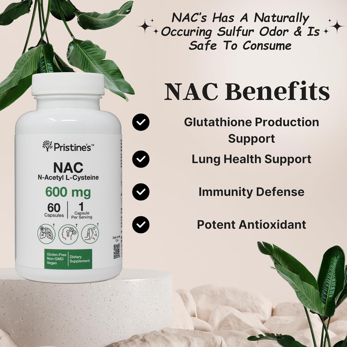 pristine-n-acetyl-l-cysteine-nac-600mg-capsules---240-count---immunity-antioxidant-support-supplement---mood-booster---vegan-gluten-free-non-gmo---4-month-supply-3
