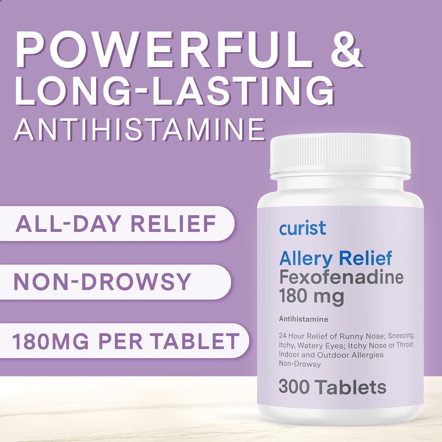 300-tablets-of-curist-fexofenadine-hydrochloride-180mg---usa-made-non-drowsy-allergy-relief-24-hr-antihistamine-tablets---generic-fexofenadine-for-all-day-strength-300-count-6