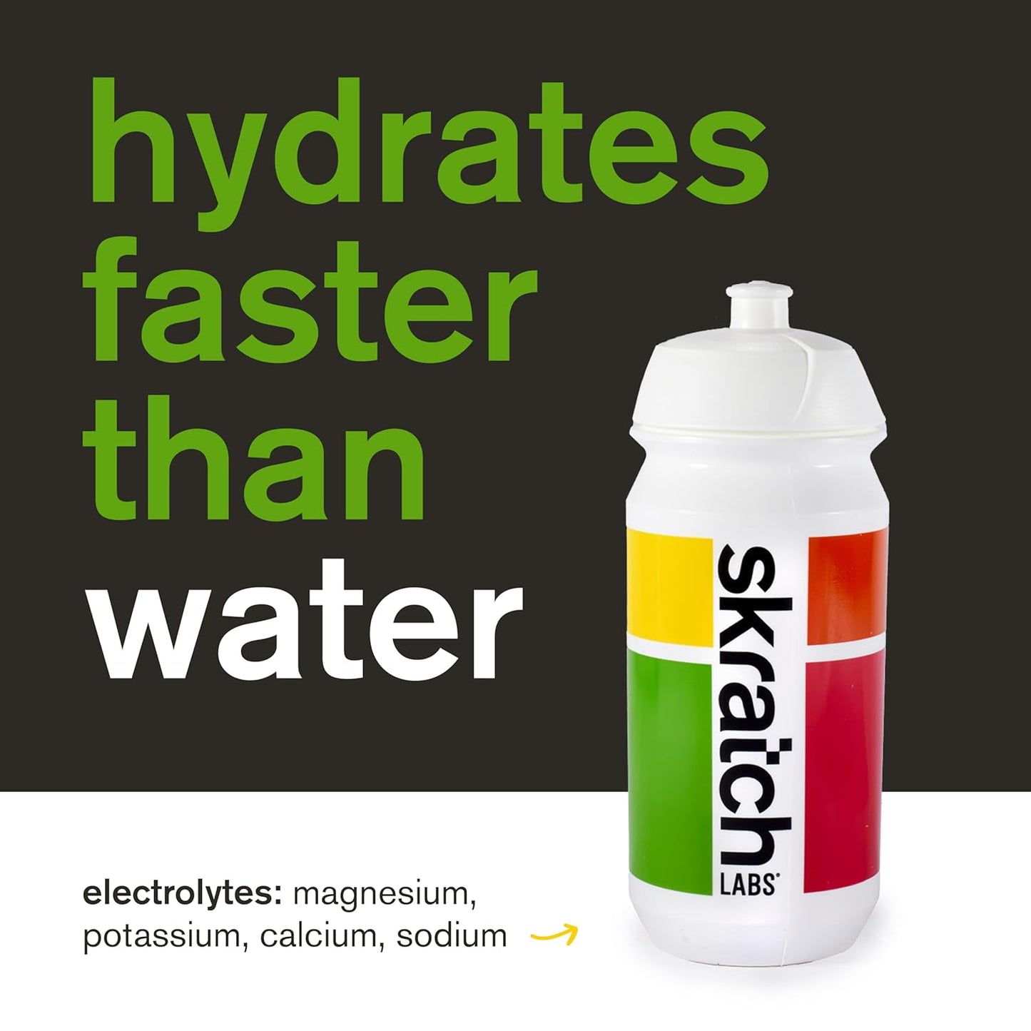 Skratch Labs Lemon Lime Hydration Powder | Electrolyte Sport Drink Mix | 20 Servings | Non-GMO, Vegan, Kosher - Espot.com.au