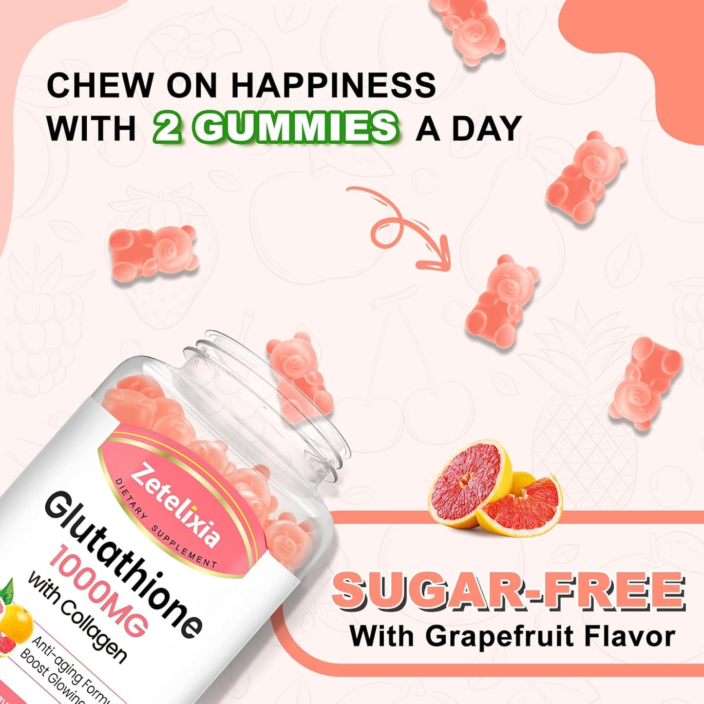 glutathione-collagen-gummies-with-vitamin-c---vegan-anti-aging-supplement-for-hair-skin-nails-muscles-joints---sugar-free-grape-flavor---60-count-6