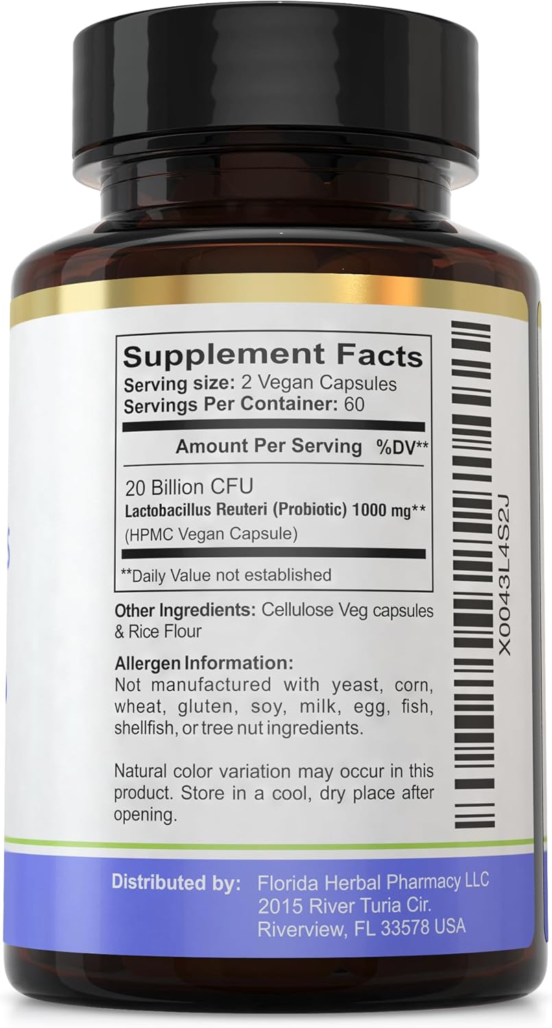 florida-herbal-pharmacy-probiotic-capsules---20-billion-cfu-1000mg-serving-120-capsules---lactobacillus-reuteri-supplement-3