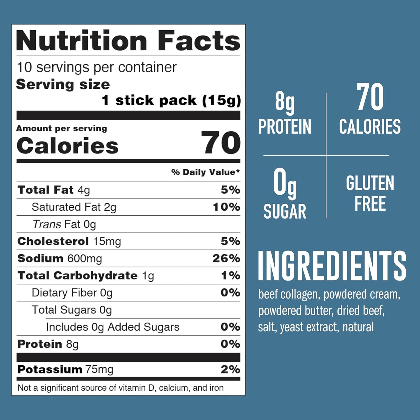 grass-fed-keto-beef-bone-broth-powder-mix-with-10g-protein---collagen-rich-paleo-keto-friendly---natural-ingredients---10-portable-stick-pack-servings-2
