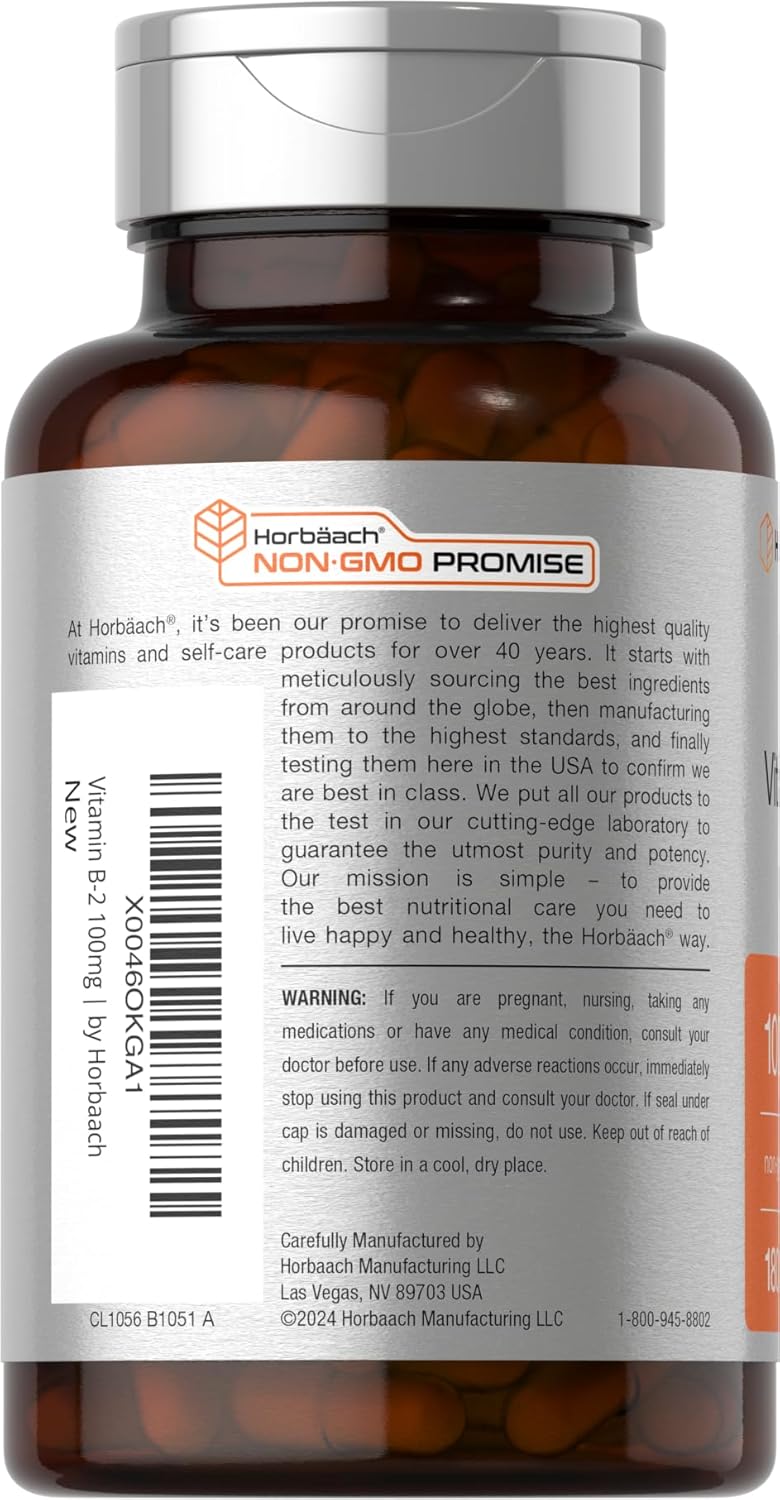 180-non-gmo-vitamin-b-2-riboflavin-capsules-100mg---gluten-free-supplement-by-horbach-3