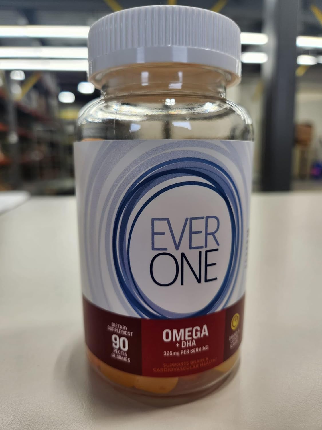 Vegan Omega Fish Oil Gummies for Adults and Teens with DHA - Brain and Cardio Health Support - Orange and Lemon Flavored with Omega 3, 6, 9 - GMO Free - Espot.com.au