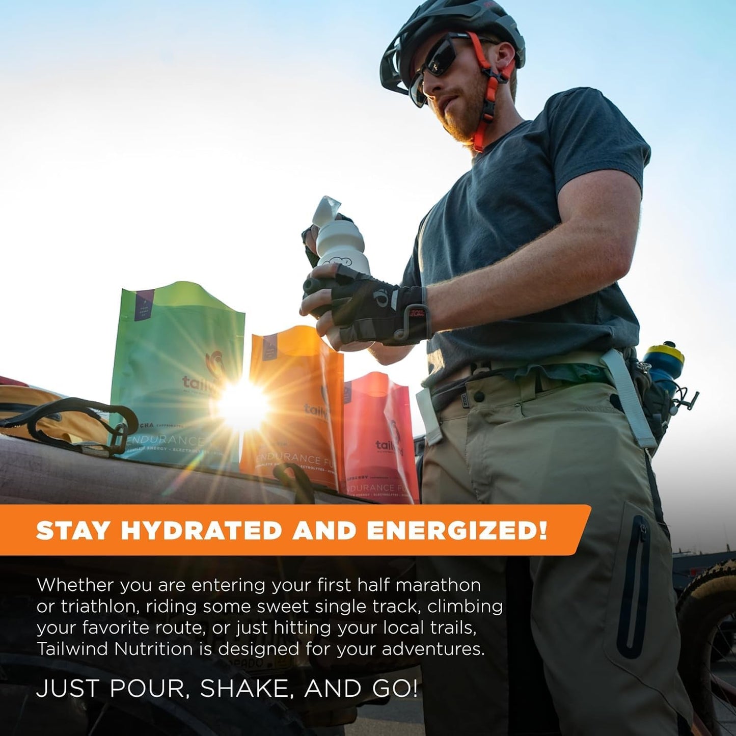 Tailwind Nutrition Endurance Fuel Powder - Gluten-Free & Vegan Sports Drink Mix with Electrolytes for Hydration, Mandarin Flavor, 50 Servings - Espot.com.au