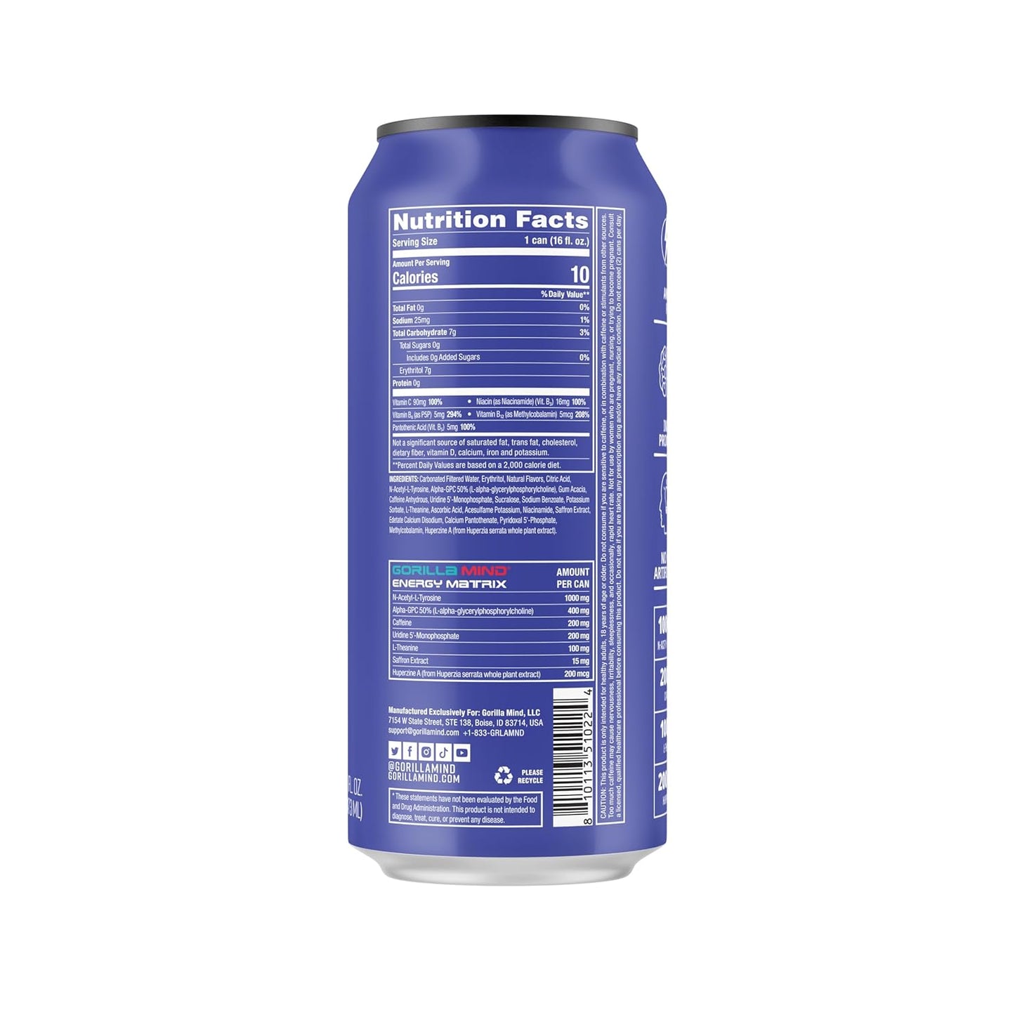 gorilla-mind-energy-drink---boost-energy-focus-with-natural-ingredients---no-sugar-or-artificial-colors---berry-burst-flavor---16oz-12-pack-2