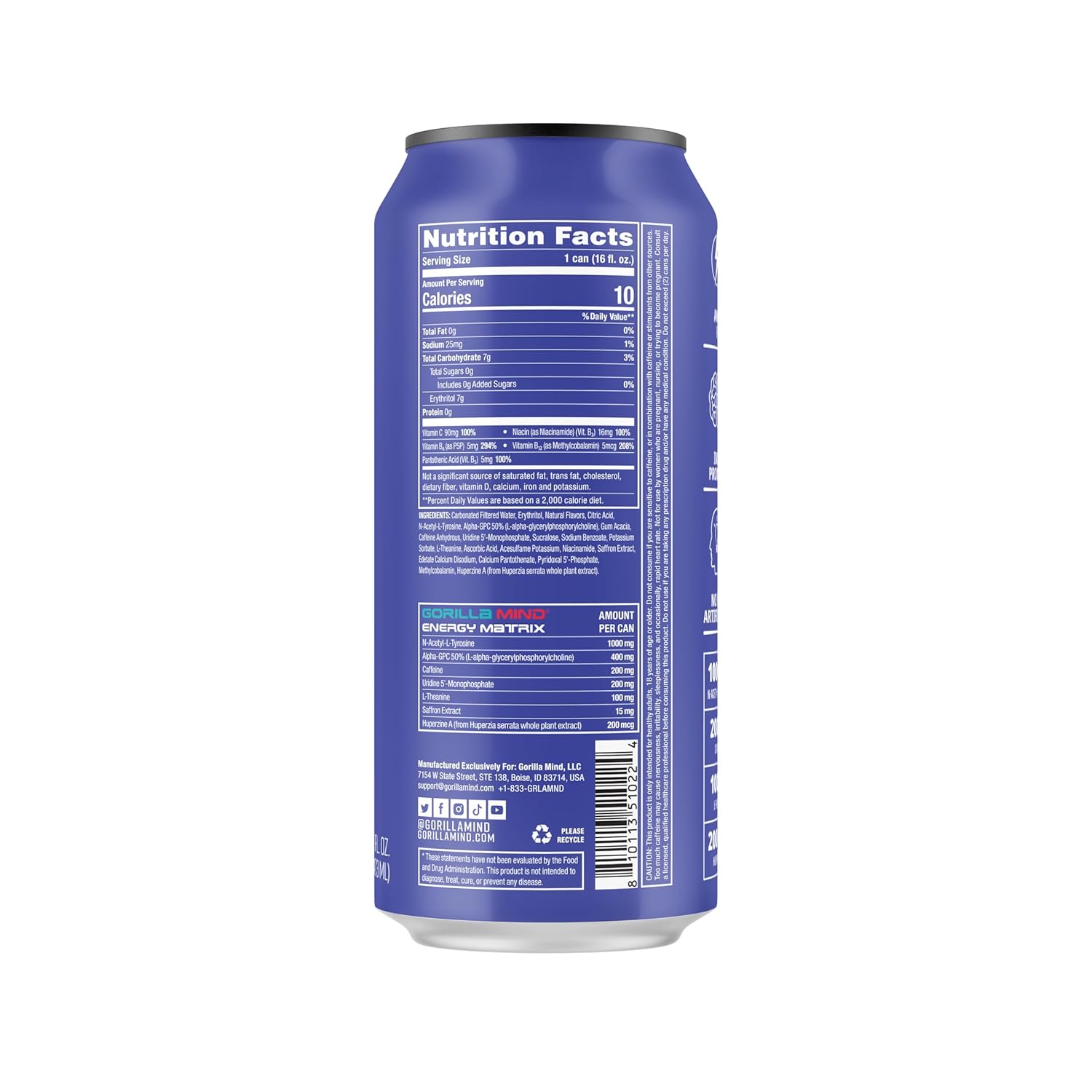 gorilla-mind-energy-drink---boost-energy-focus-with-natural-ingredients---no-sugar-or-artificial-colors---berry-burst-flavor---16oz-12-pack-2