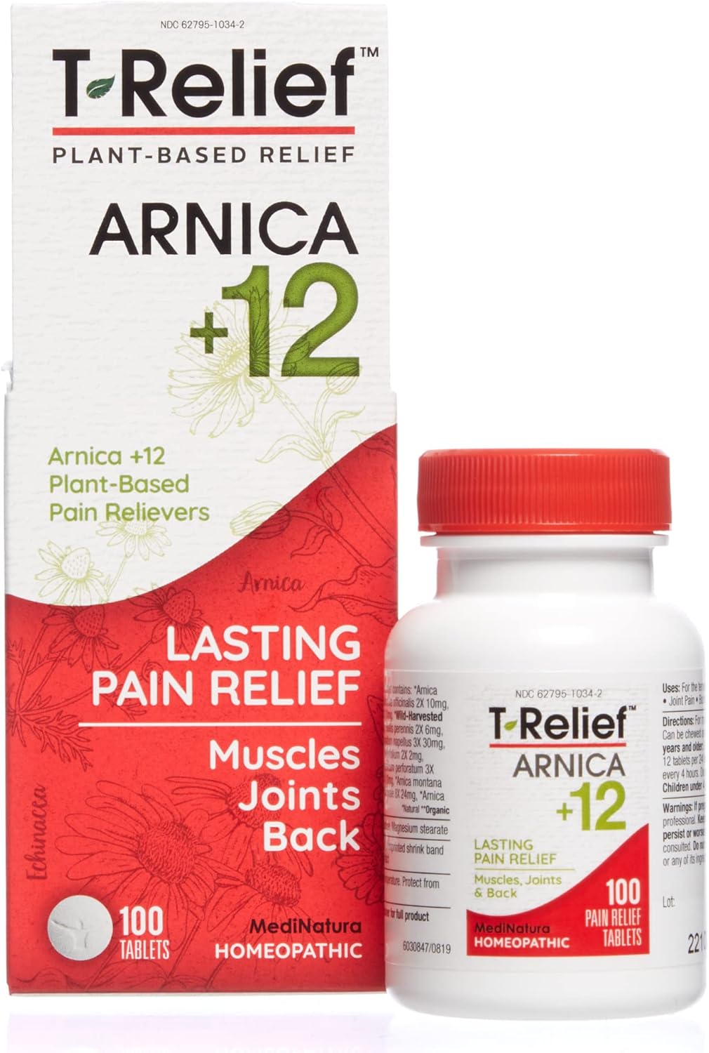 bundle-of-t-relief-arnica-12-natural-pain-relievers-in-tablets-and-cream---100ct-tablets-and-4oz-cream-for-natural-pain-relief-by-medinatura-3