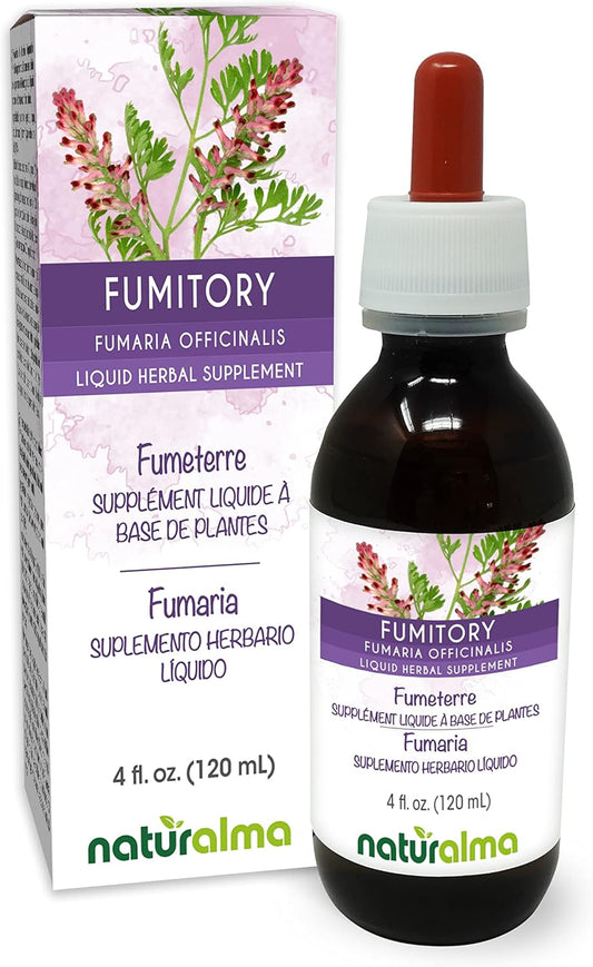 fumitory-herb-alcohol-free-tincture---4-fl-oz-liquid-extract---vegan-herbal-supplement-with-flowers---naturalma-1