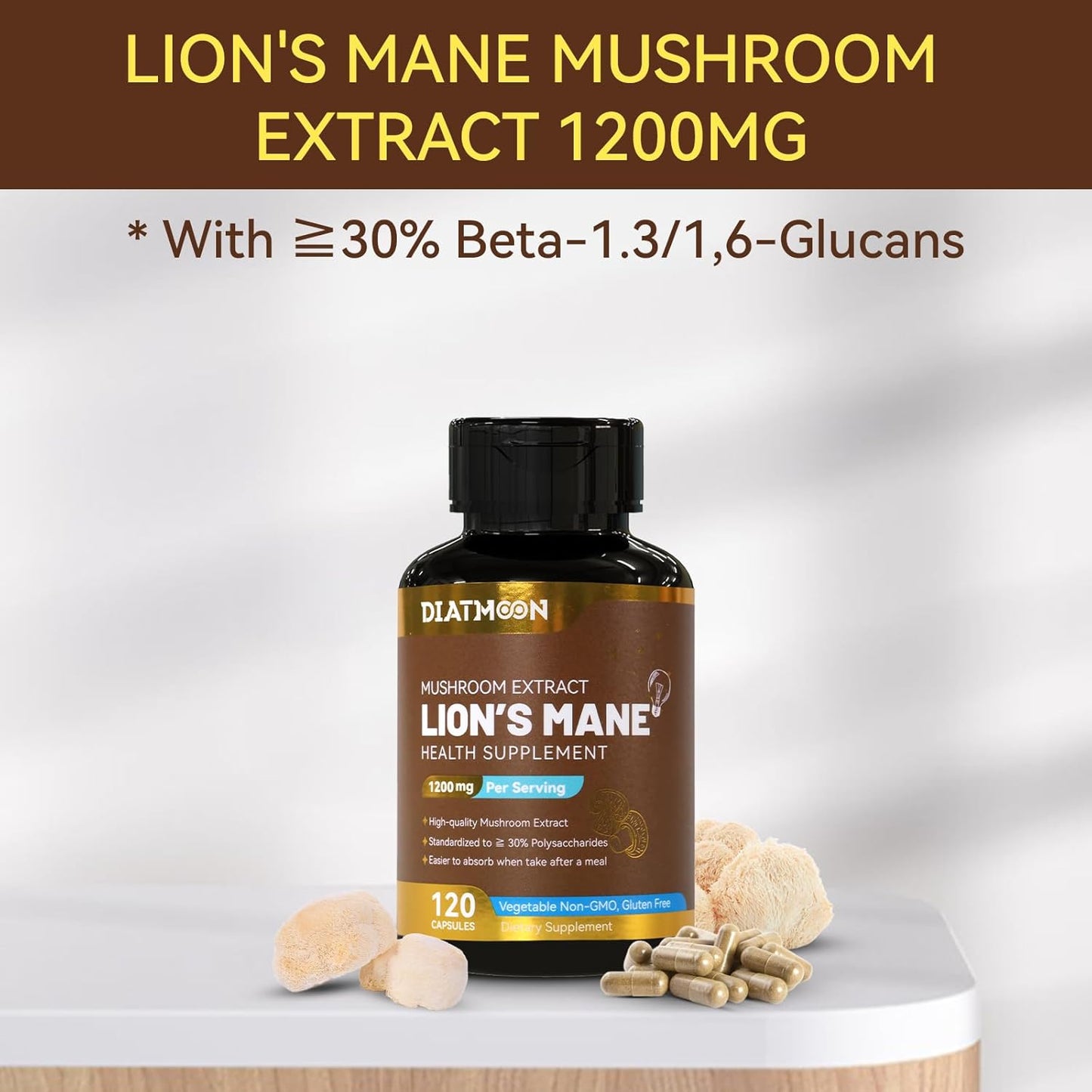 lions-mane-mushroom-supplement-capsules-1200mg---brain-immune-support---non-gmo-non-gluten-vegan---120-count-5