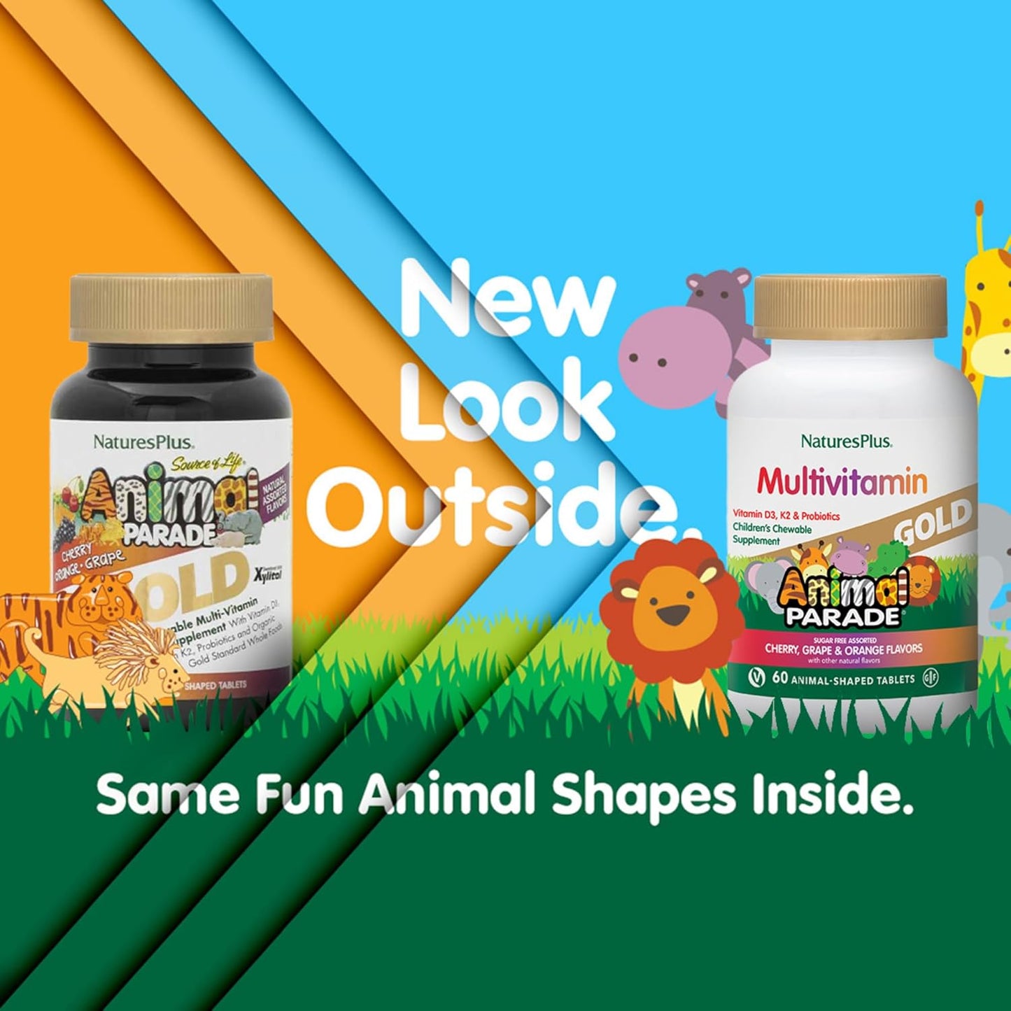 natures-plus-animal-parade-source-of-life-gold-childrens-chewable-multivitamin---60-assorted-fruit-flavored-tablets---vegetarian-gluten-free---30-servings-2