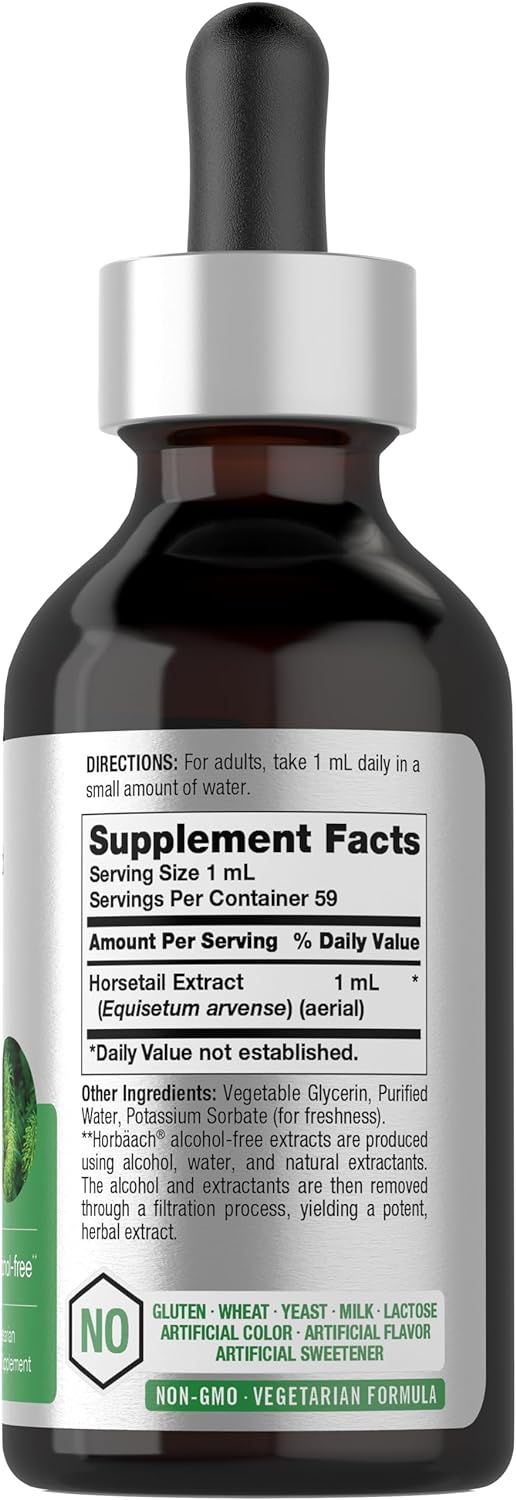2-fl-oz-alcohol-free-horbach-horsetail-herb-liquid-extract---vegetarian-non-gmo-gluten-free-supplement-2