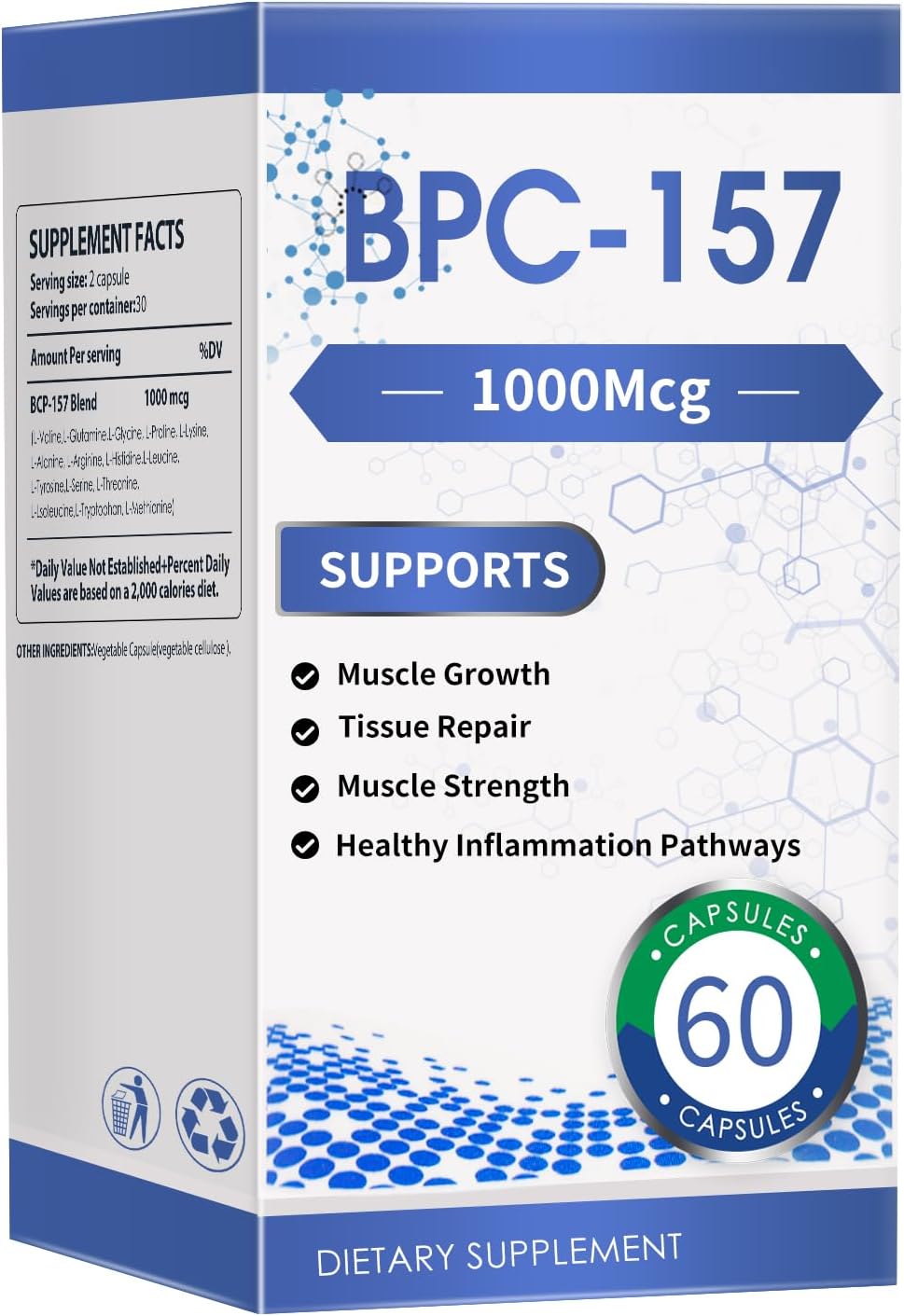 Alternative to Generic 157: 180 Capsules of 1000 mcg, Pack of 3 Bottles for Improved Health - Espot.com.au