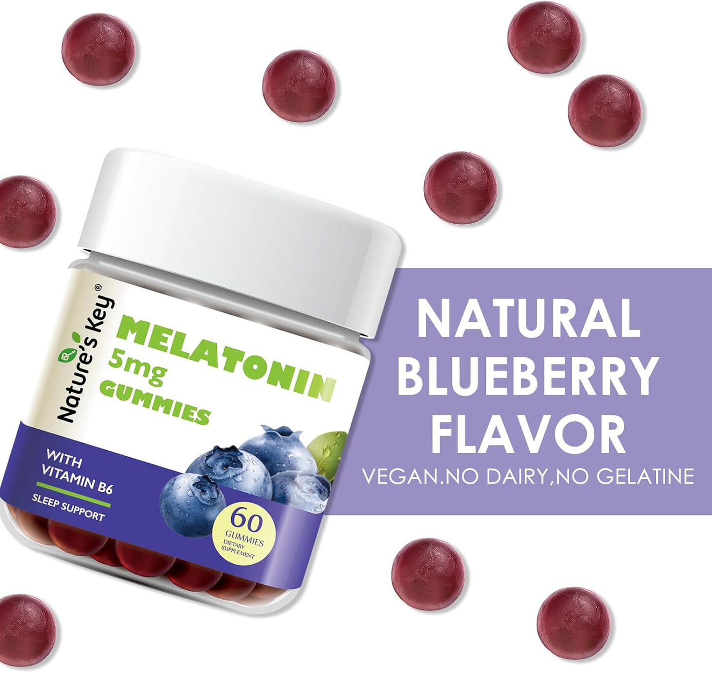 5mg-melatonin-gummies-with-vitamin-b6-for-kids-adults---non-gmo-gluten-free-blueberry-flavored-supplement---60-count-6