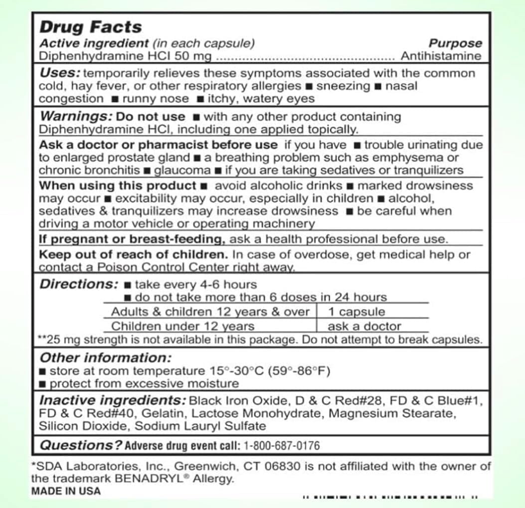 sda-laboratories-diphenhydramine-50mg-allergy-relief---fast-acting-antihistamine-for-indoor-outdoor-symptoms---1000-count-bottle-2