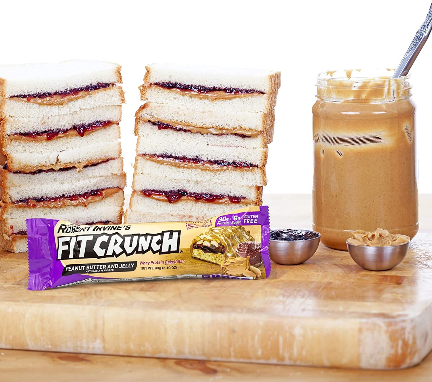 fit-crunch-protein-bars-snack-size-6-layer-baked-bars-peanut-butter-and-jelly-flavor-gluten-free-with-1g-sugar-18-bars-5