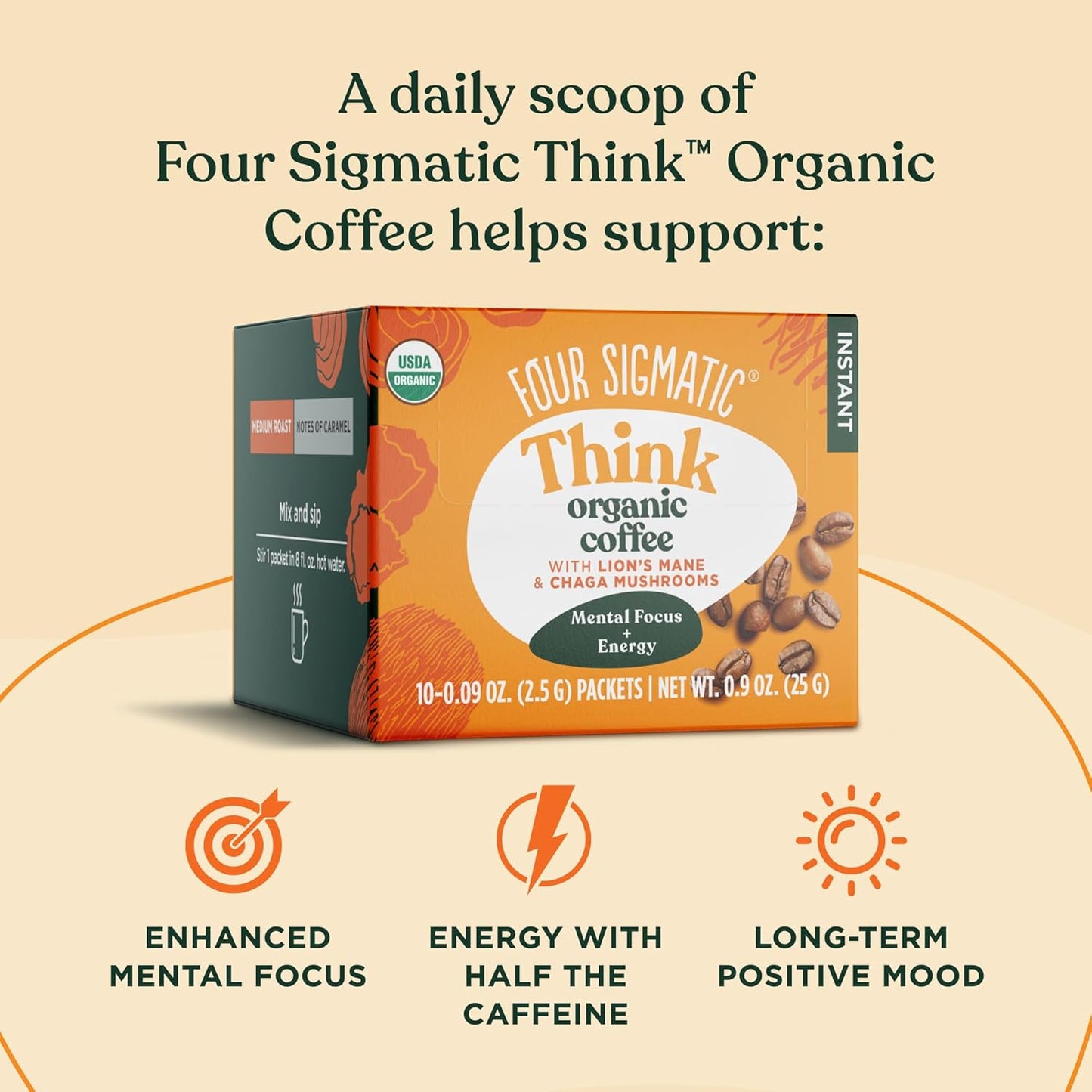 four-sigmatic-organic-instant-coffee-powder-with-lions-mane-chaga-and-rhodiola---mushroom-coffee-mix-for-focus-and-immune-support---10-packets-5