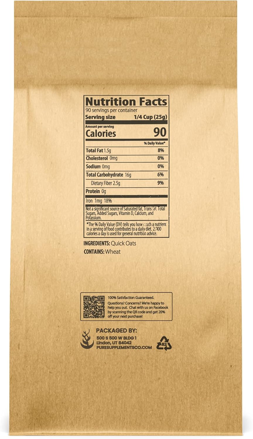 Nutritious Bee Pollen and Quick Oats Breakfast Bundle - Pure Ingredients, No Fillers - Healthy Cereal Option - Espot.com.au