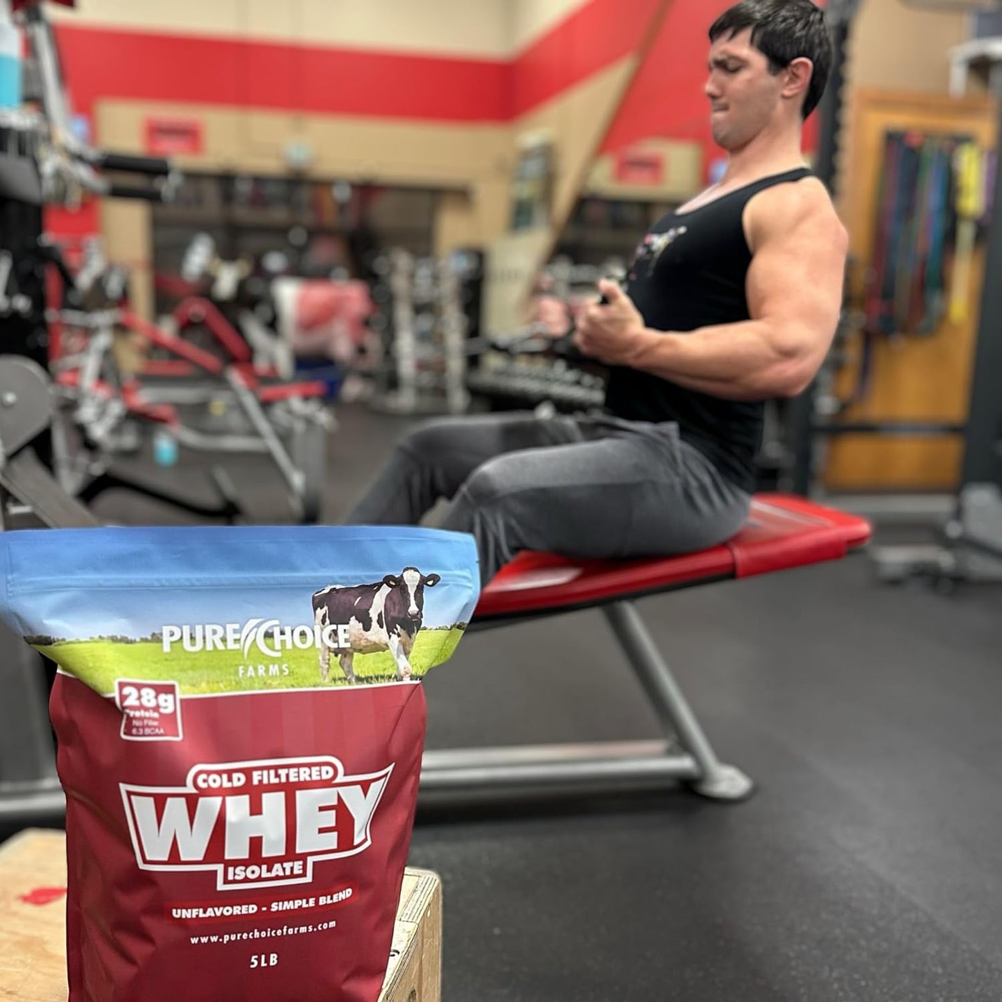 Unflavored Whey Protein Isolate Powder - 28g Protein, Sugar-Free, Undenatured Whey - Pure Choice - 1 Ingredient, No Fillers - 12 oz - Espot.com.au