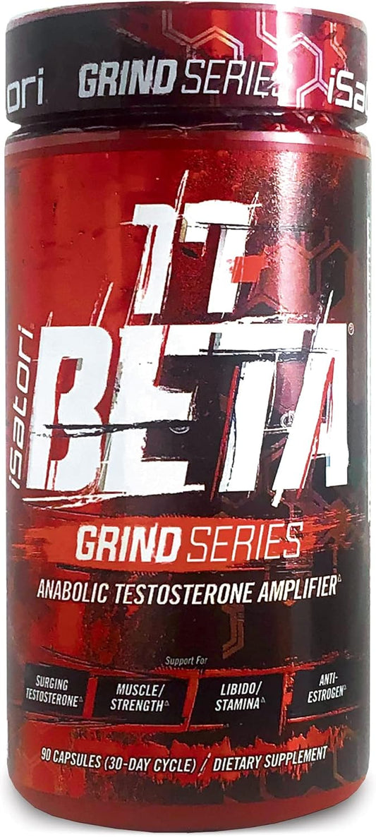 iSatori 17-Beta Testosterone Booster for Men - Muscle Growth & Strength Supplement with DHEA & Fenugreek Seed Extract - 90 Capsules - Espot.com.au