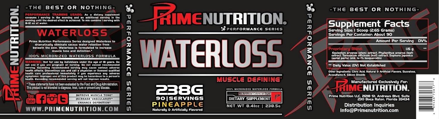 muscle-defining-water-loss-supplement-by-prime-nutrition---90-servings-238g-pineapple-flavor-2