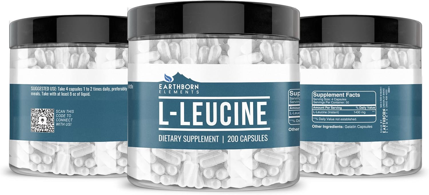 200-pure-l-leucine-capsules-by-earthborn-elements---undiluted-additive-free-2