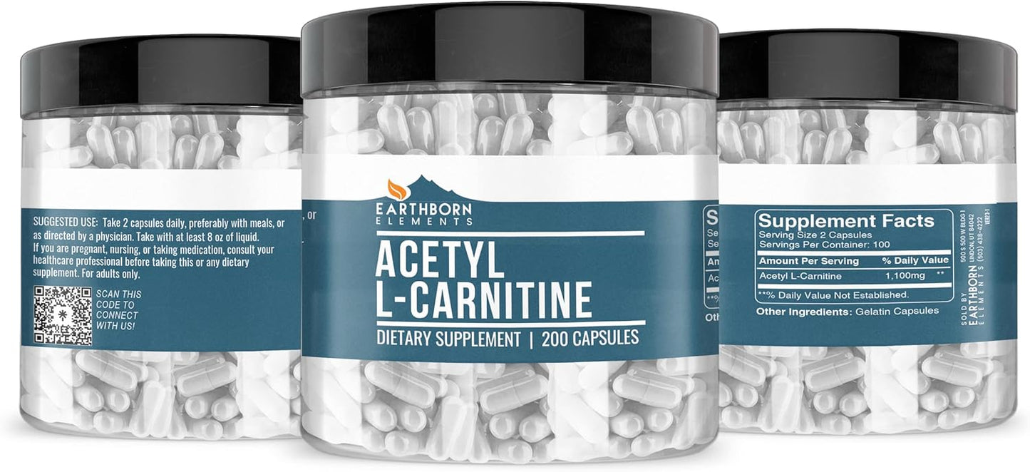 200-capsules-of-earthborn-elements-pure-acetyl-l-carnitine-supplement-without-additives---high-quality-undiluted-2