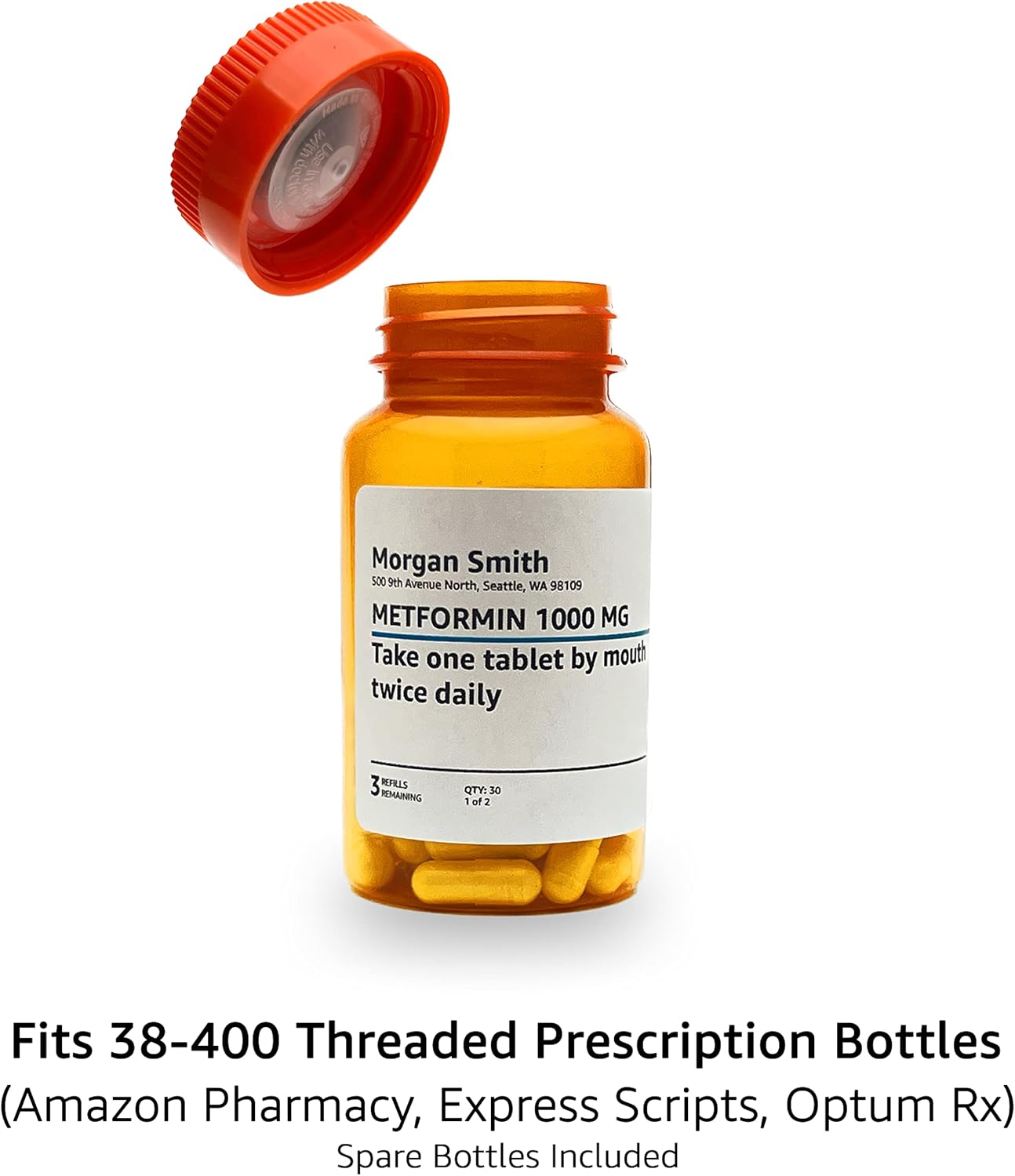 timercap-smart-pill-bottle-cap-with-built-in-stopwatch---medication-reminder-case-2-18-oz-amber-bottles---automatically-tracks-time-since-last-opened-4