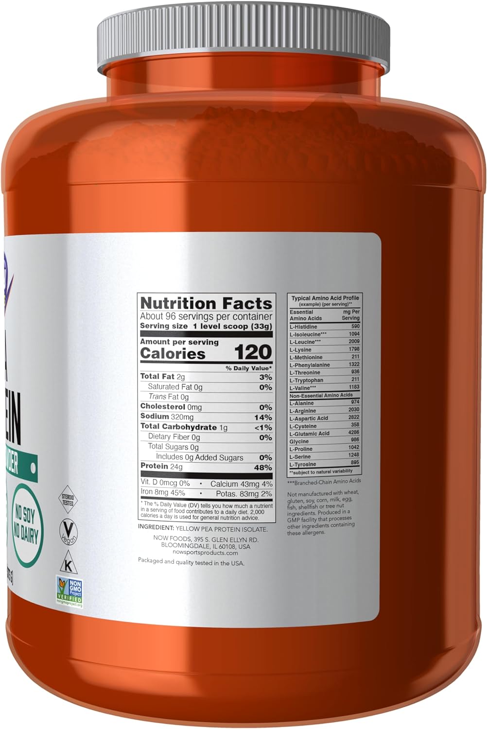 now-sports-nutrition-pea-protein-powder---24g-fast-absorbing-unflavored---7lb-jar-2
